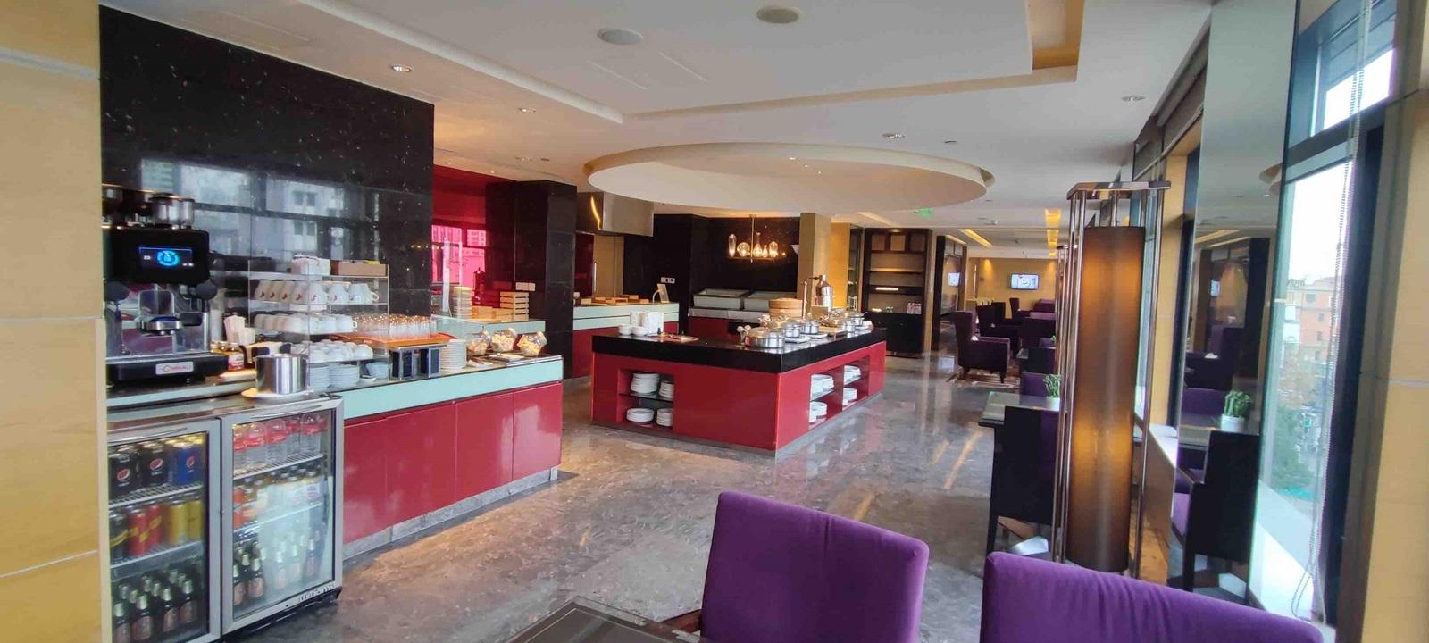 The Westin Bund Center, Shanghai Executive Club Lounge Food Set Up