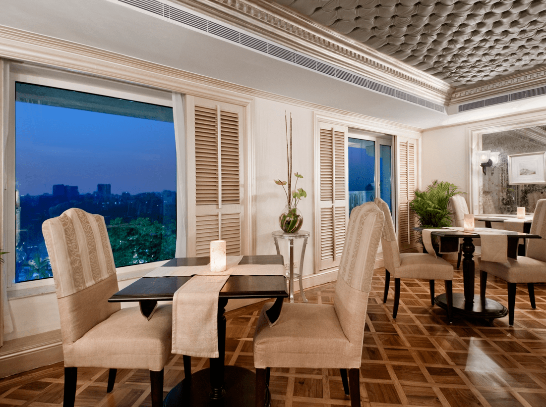 Hilton Mumbai International Airport Executive Club Lounge Dining Table