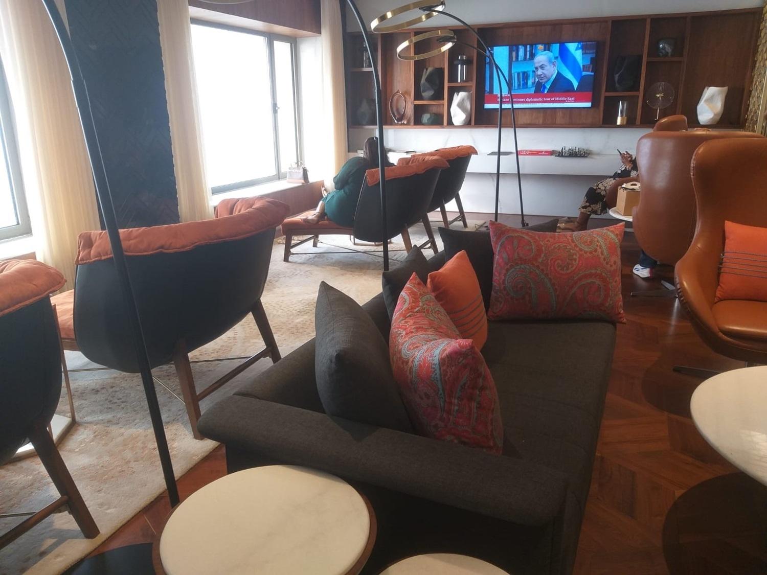 Taj Lands End, Mumbai Executive Club Lounge Sofa Seating