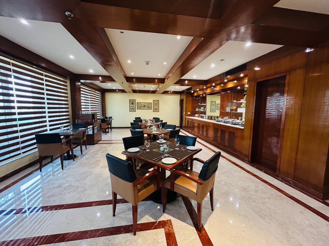 The LaLiT Mumbai Executive Club Lounge Dining Tables Layout