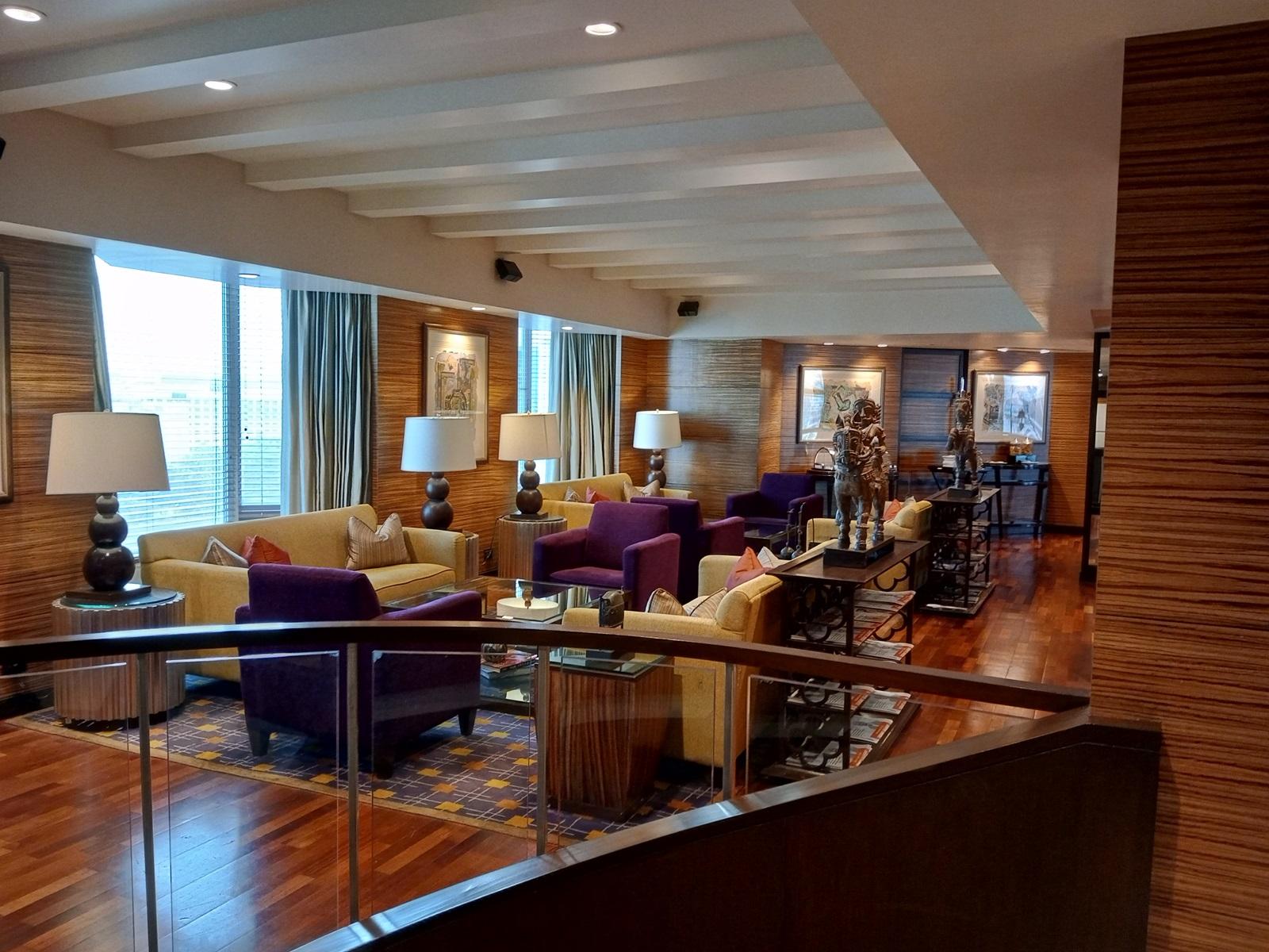 The Leela Mumbai Executive Club Lounge Seating Overview