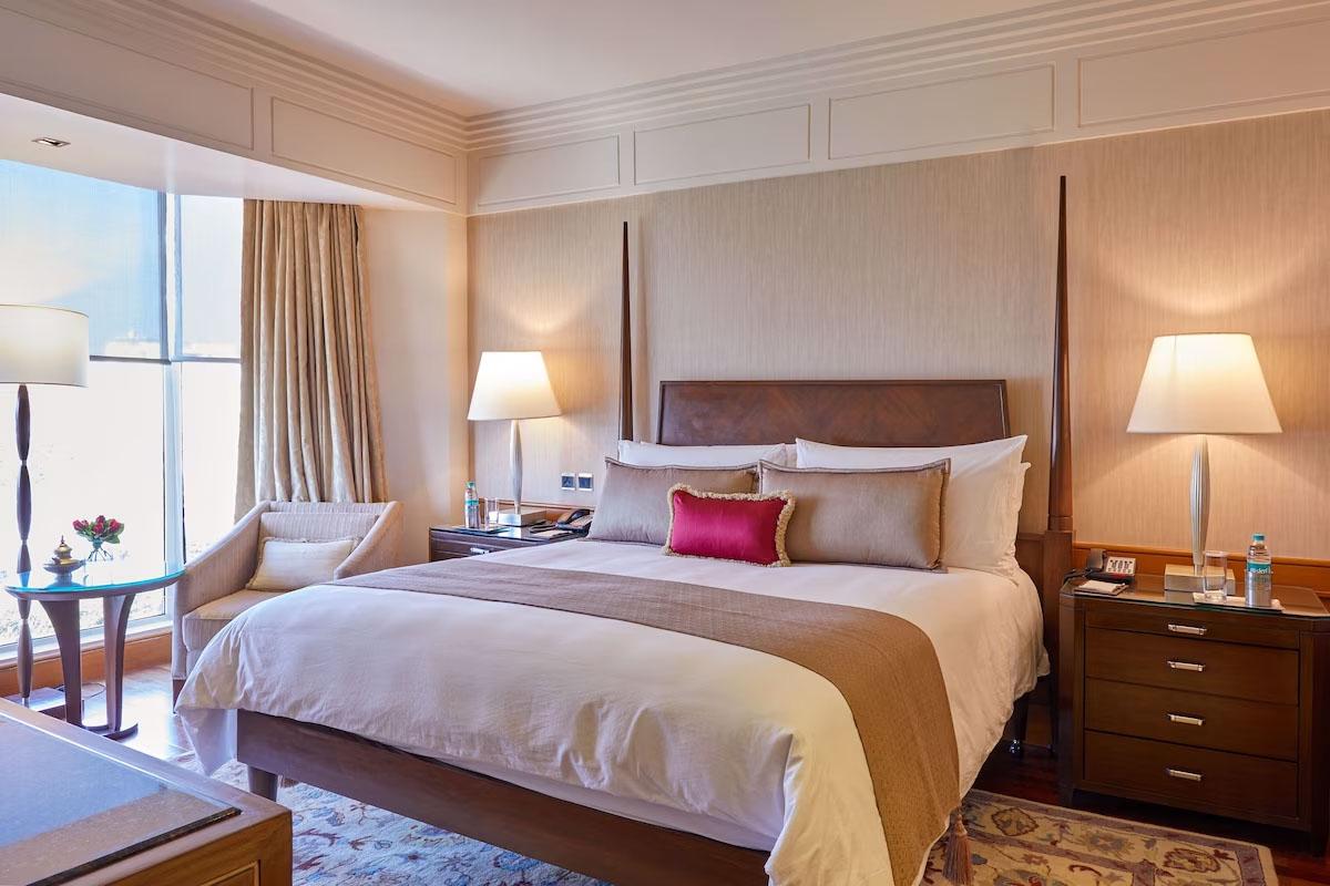 The Leela Mumbai Luxurious King Bedroom