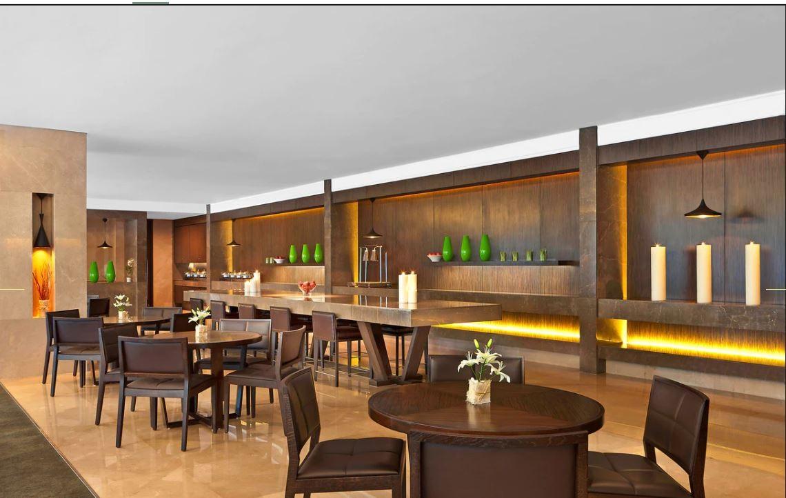 The Westin Mumbai Garden City Executive Club Lounge Dining Tables