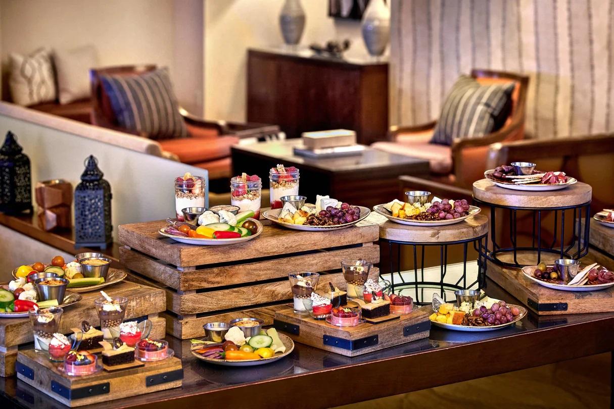 JW Marriott Phoenix Desert Ridge Resort & Spa Executive Club Lounge Food Display