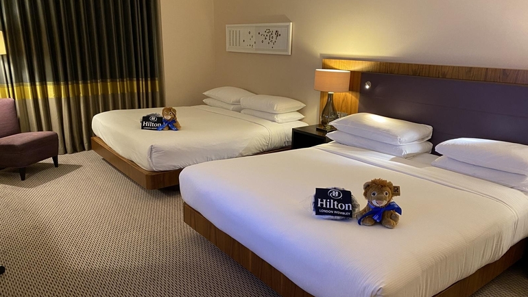 Hilton London Wembley King Family Bedroom Review