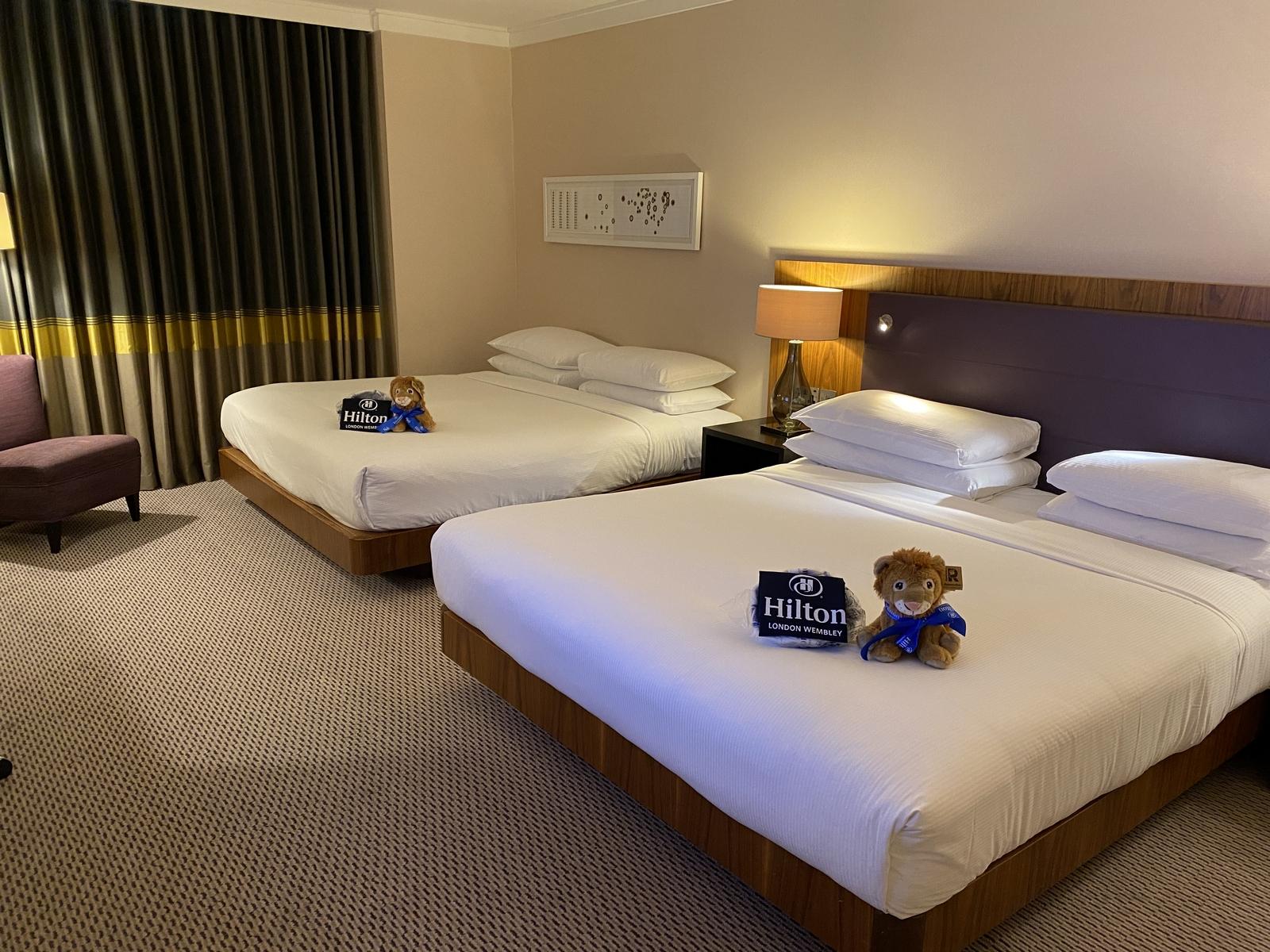 Hilton London Wembley King Family Bedroom Review