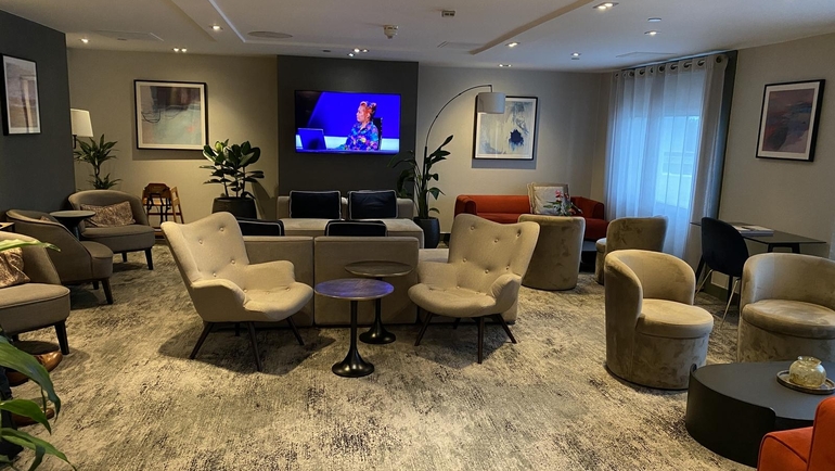 Hilton London Heathrow Airport Executive Club Lounge