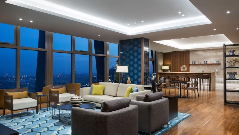 Istanbul Marriott Hotel Sisli Executive Club Lounge